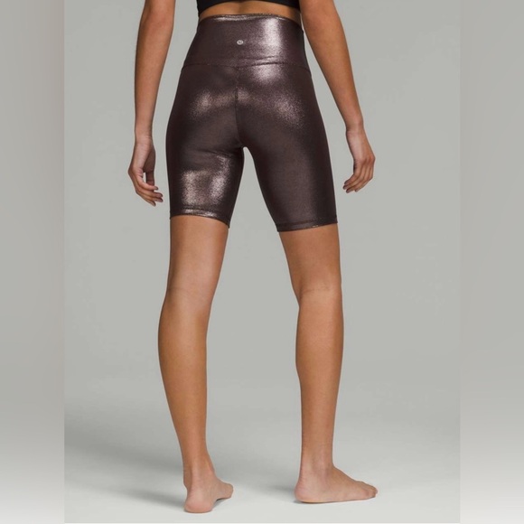 Lululemon Align High-Rise Short 8" *Shine in Radiate Foil Print French Press - Picture 1 of 7